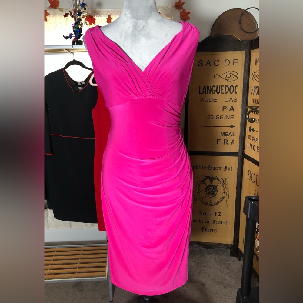Ralph Lauren Fuchsia Bodycon Dress